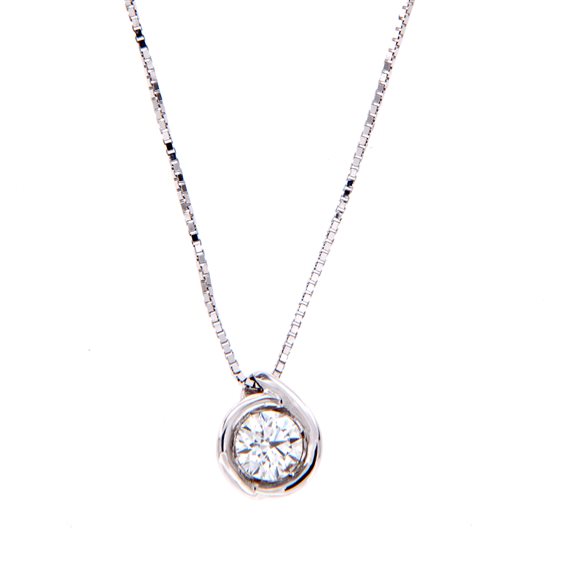 Halskette Golay Dame Calla in Weißgold Diamante 0.33 Ct GIM34 0.33 F SI - GIM34 0.33 F SI